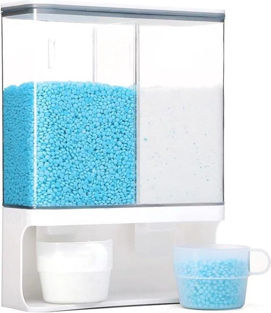 Optimisation buanderie : distributeur mural de lessive 3L gain de place