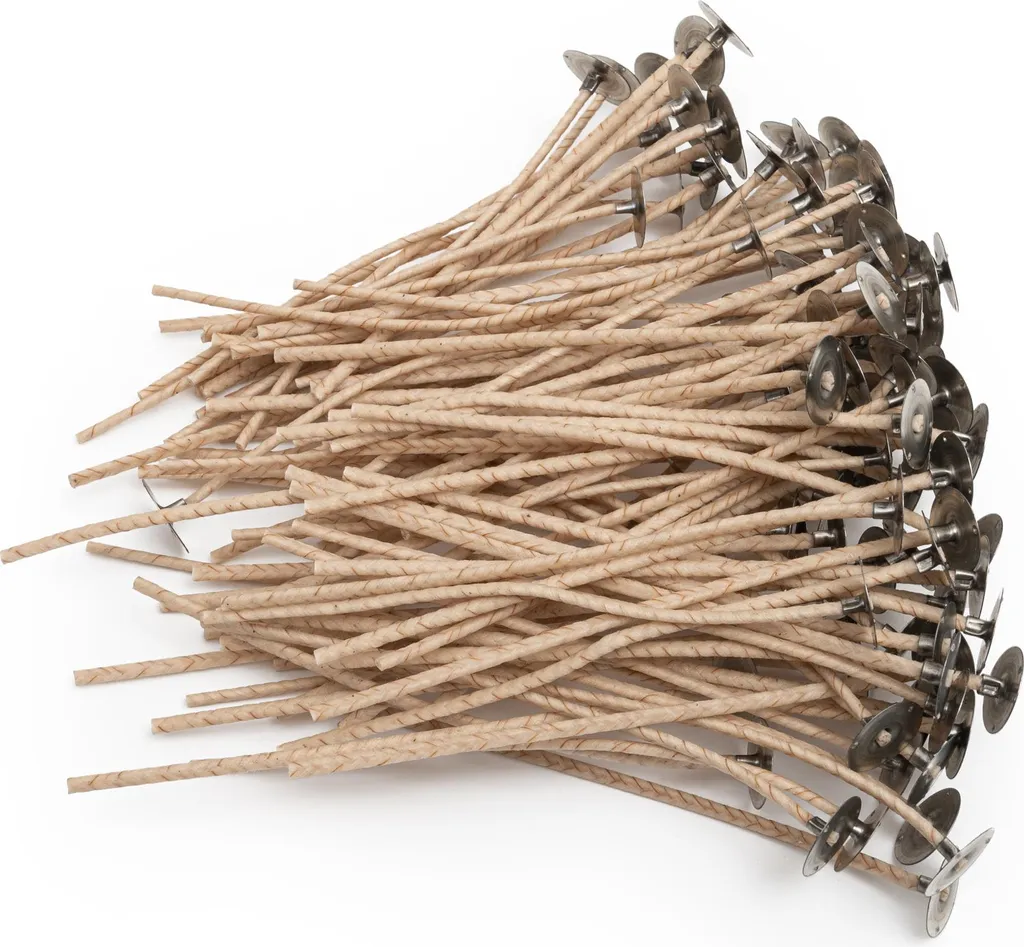 Mèches en coton STABILO S4 Lot de 100 pièces pour bougies artisanales