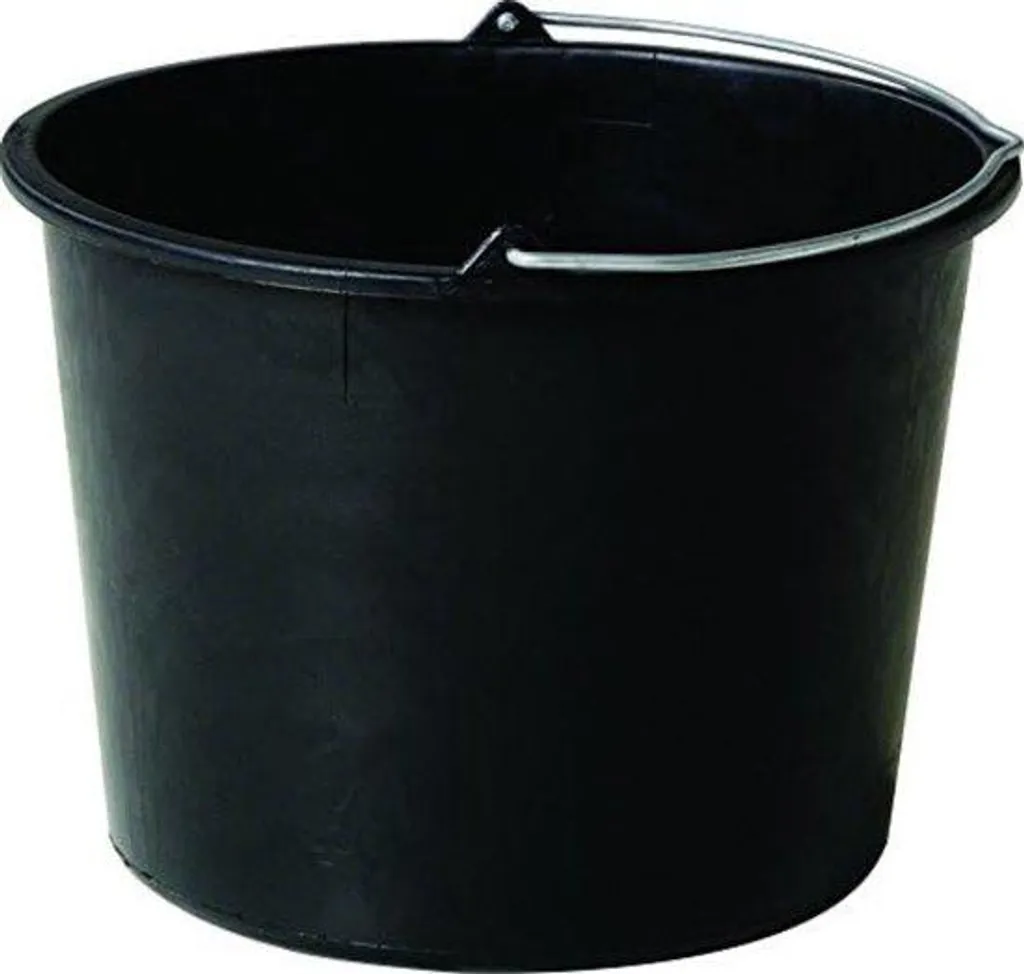 Seau plastique 20L haute densité étanche avec couvercle de sécurité