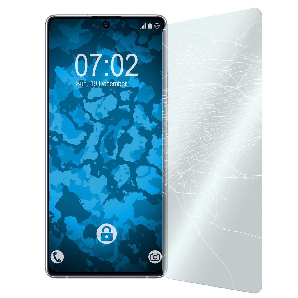 3er-Pack PhoneNatic Glas-Folie klar kompatibel mit Samsung Galaxy S10 Lite - Panzerglas für Galaxy S10 Lite