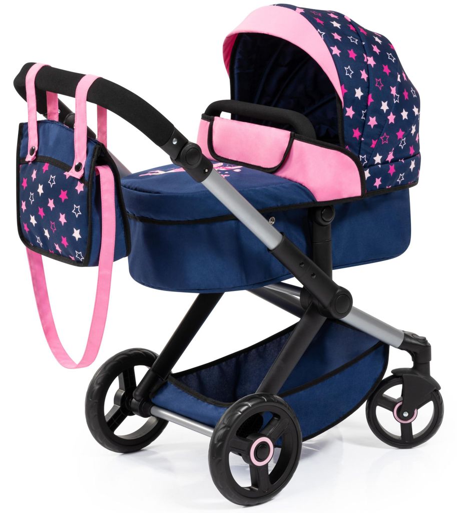 Bayer Design 17016AA, Cochecito para muñecas Xeo con bolso, Imagen del producto 