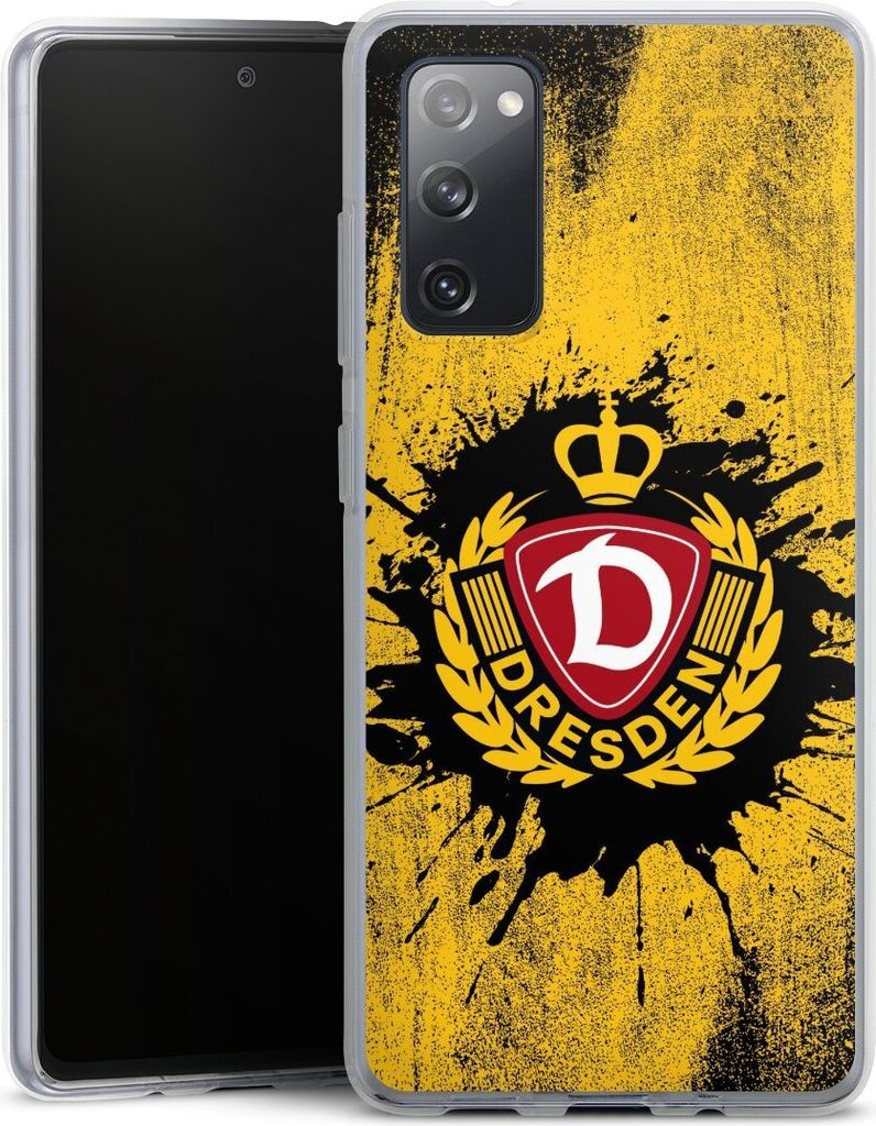 DeinDesign Handyhülle für Samsung Galaxy S20 FE Silikon Hülle Case Smartphone Schutzhülle Fußball Offizielles Lizenzprodukt SG Dynamo Dresden