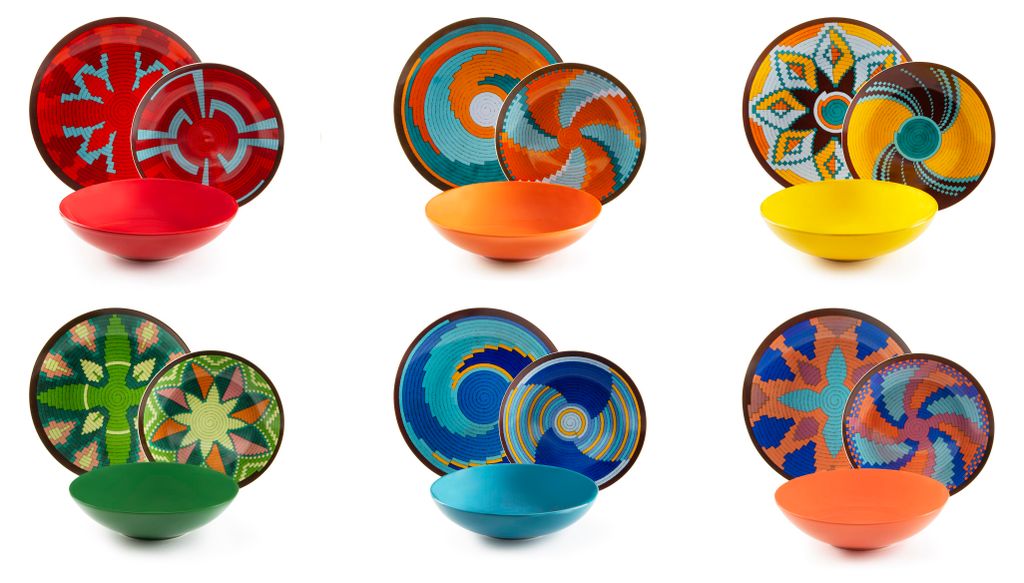 Set di stoviglie Excelsa 18 pezzi Dakar in porcellana Immagine del prodotto 