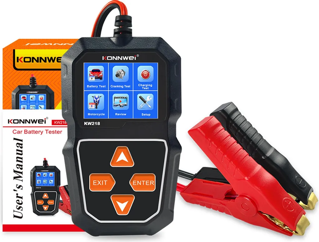 Analyseur de Batterie Auto et Camion 12V KW218 pour Test de Démarrage