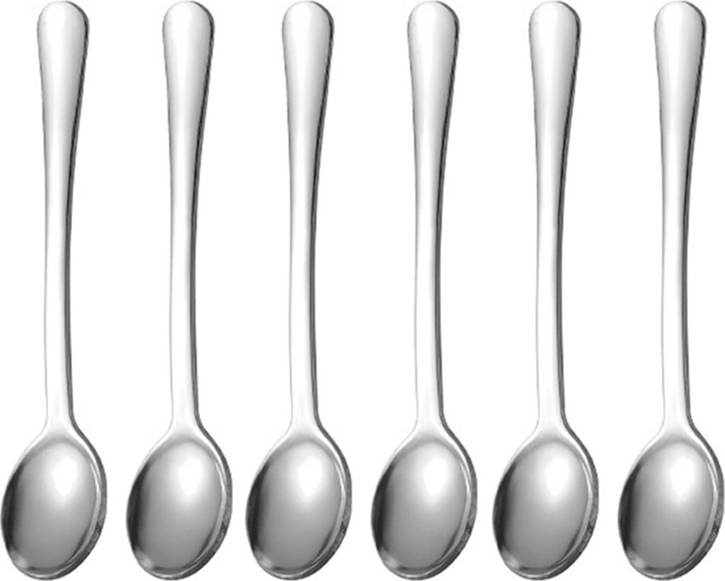 6-teiliges kleines Löffelset, Mini-Löffel aus Edelstahl für Salz, Gewürzgläser, tragbarer Würzlöffel für Pulver, Gewürze, Zucker, Kaffee