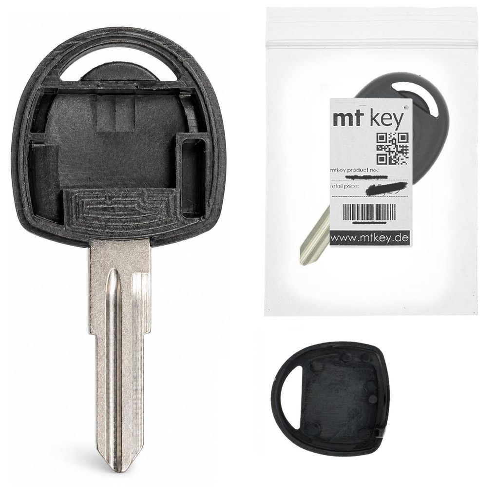 MT KEY Autoschlüssel Ersatzschlüssel Rohling GM15 kompatibel mit ISUZU TROOPER OPEL FRONTERA ZAFIRA A ASTRA F SPEEDSER TIGRA A VECTRA B COMBO II ...