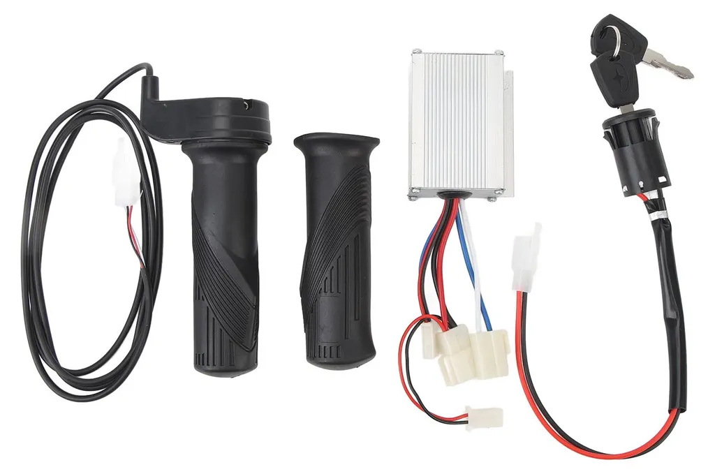 Kit moteur vélo 12V 250W : Contrôle précis et poignée accélérateur incluse
