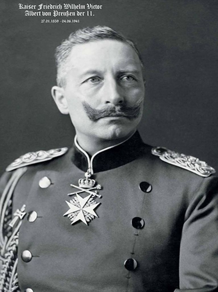 vianmo Holzschild 40x30 cm Portrait Kaiser Friedrich Produktbild 
