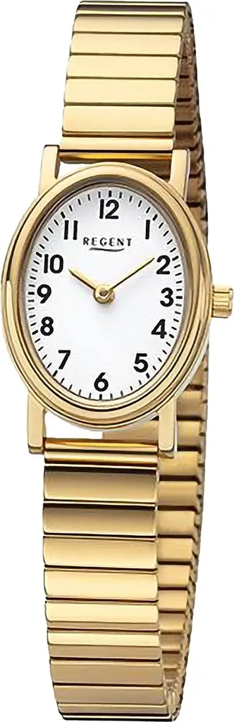 Montre classique pour femme Regent F-1362 avec cadran blanc lisible