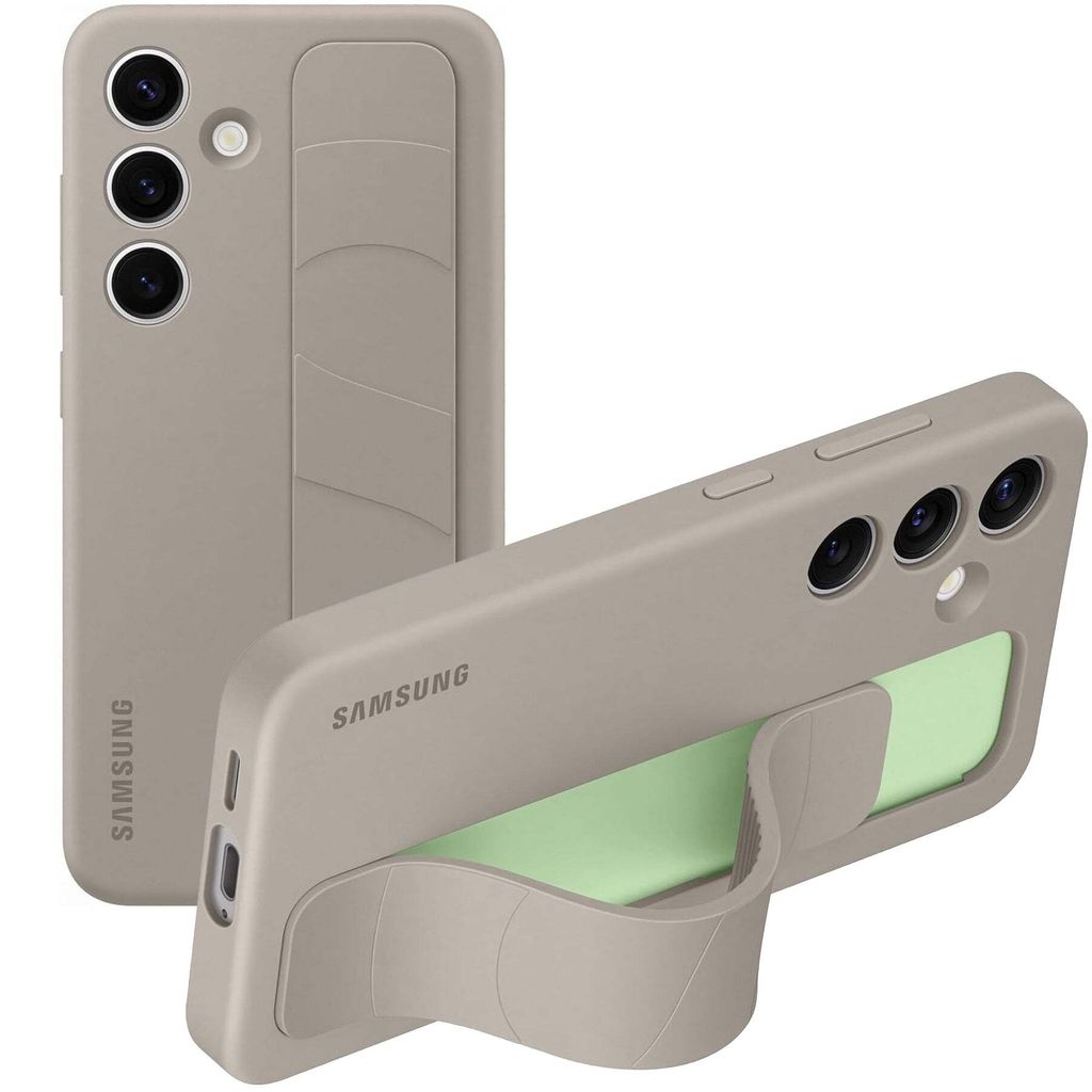 Samsung Standing Grip Case Taupe, Cover, Samsung, Galaxy Produktbild 