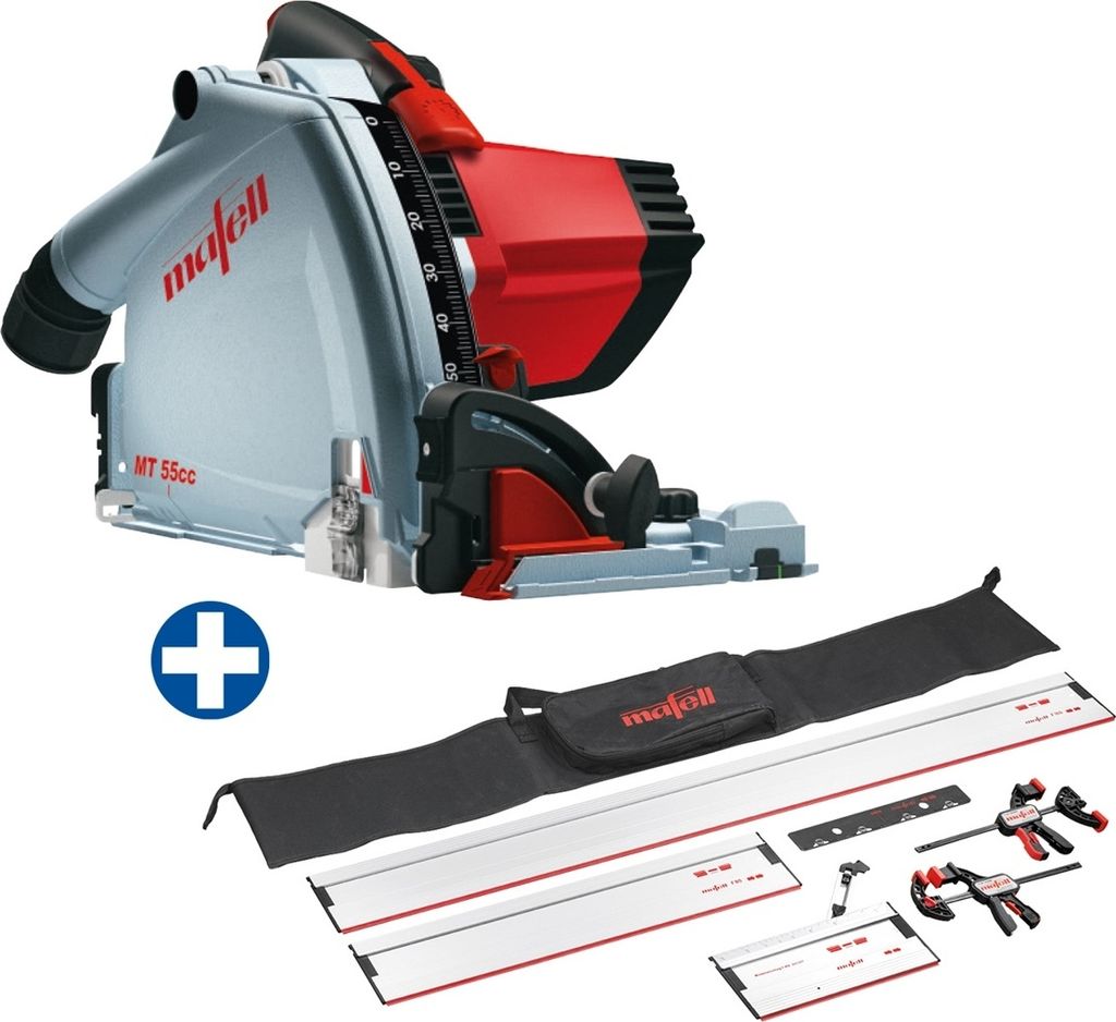 MAFELL MT 55 cc MidiMAX Tauchsäge Handkreissäge inkl Schienenset 160 + 80 cm