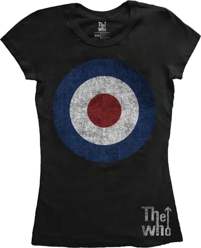 The Who - T-shirt "Target" pour femme RO7249 (M) (Noir) Image du produit 