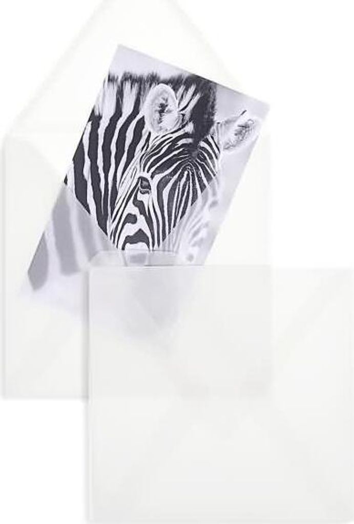 Briefumschläge Offset transparent 145x145mm 90g/qm NK VE=100 Stück weiß