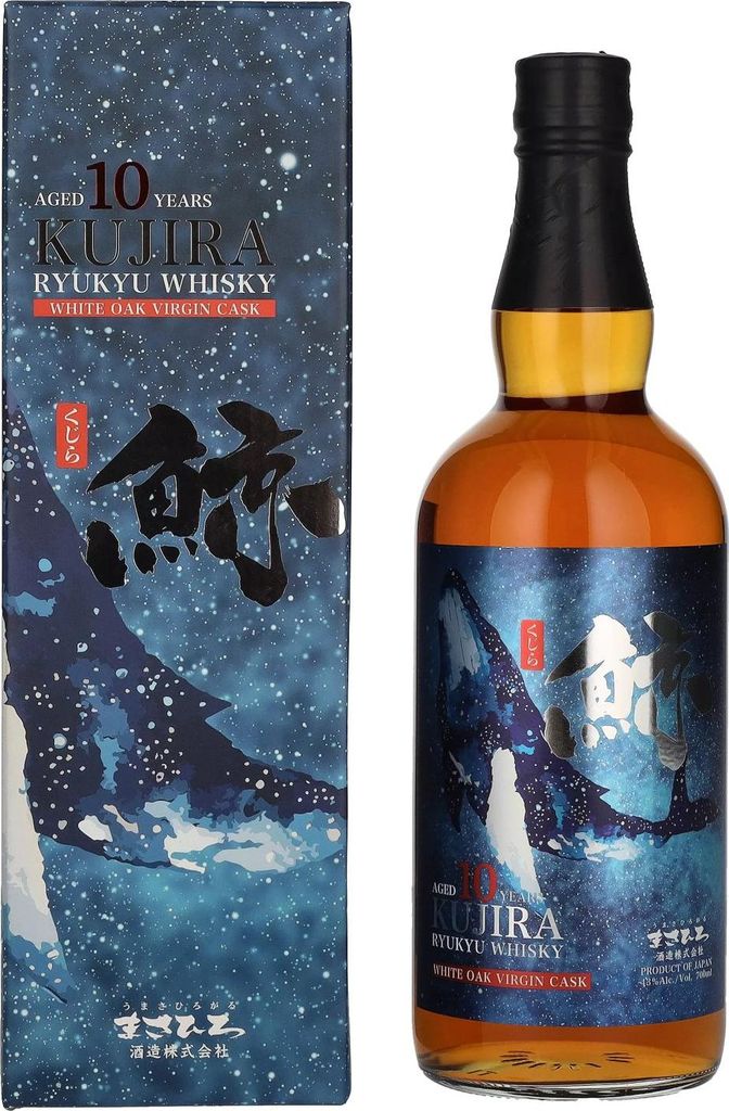 Kujira Ryukyu 10 Years Old WHITE OAK VIRGIN CASK Whisky 43% Vol. 0,7l in Geschenkbox