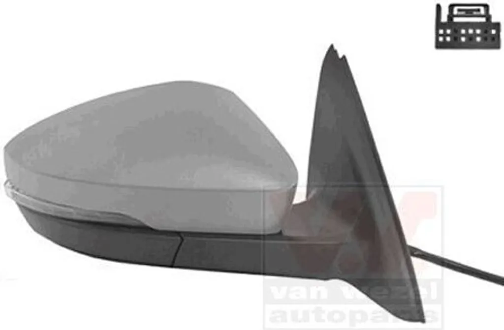 Rétroviseur pour SKODA Octavia III Combi : miroir dégivrant à peindre