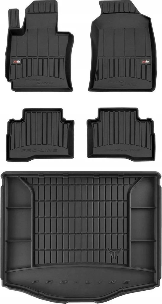 Tappetini Gomma 3D SsangYong XLV 2016+ | Set Completo su Misura PRO