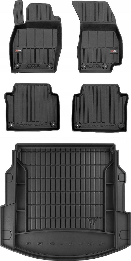 3D SET Gummimatten und Fußmatten Audi A8 D5 Limousine ab 2017