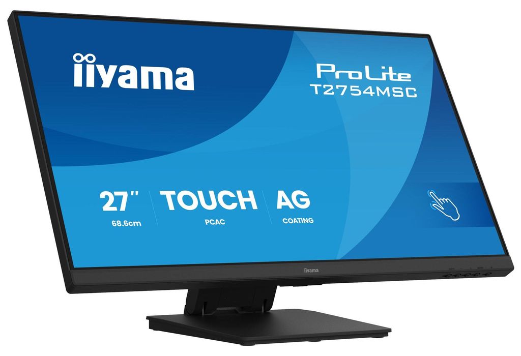 iiyama ProLite T2754MSC-B2AG, LED-Monitor, (FullHD, IPS, Touchscreen