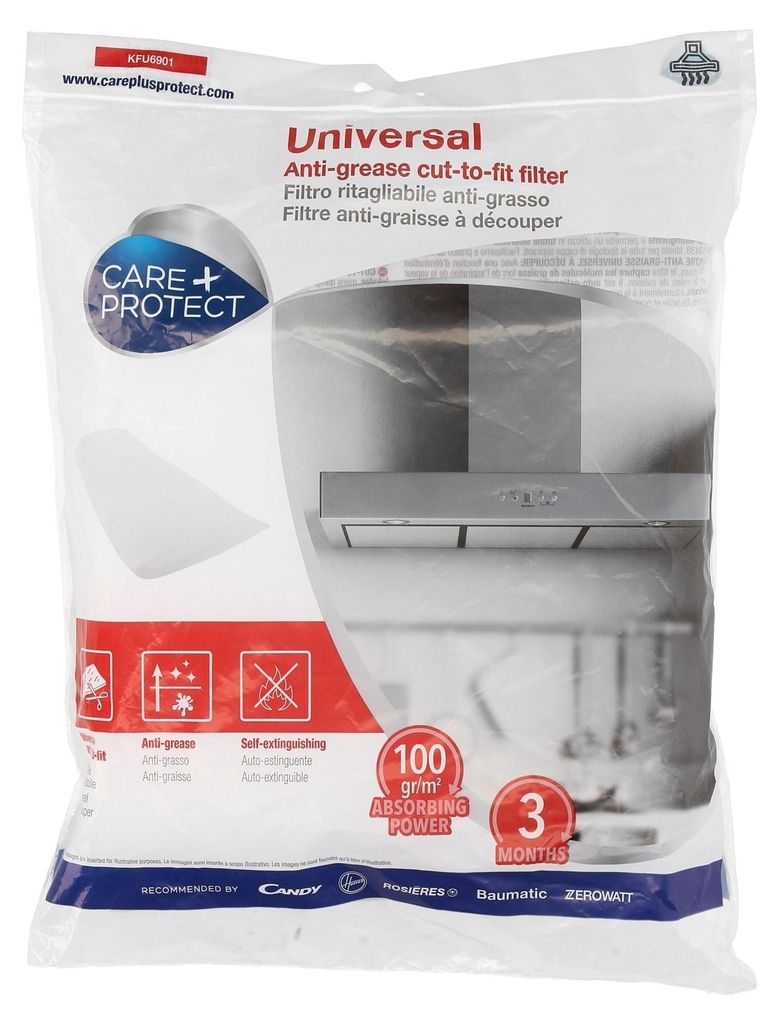 Fettfilter Kfu6901 Univ Filter X1 Candy/ Hoover 35602040 für Dunstabzugshaube