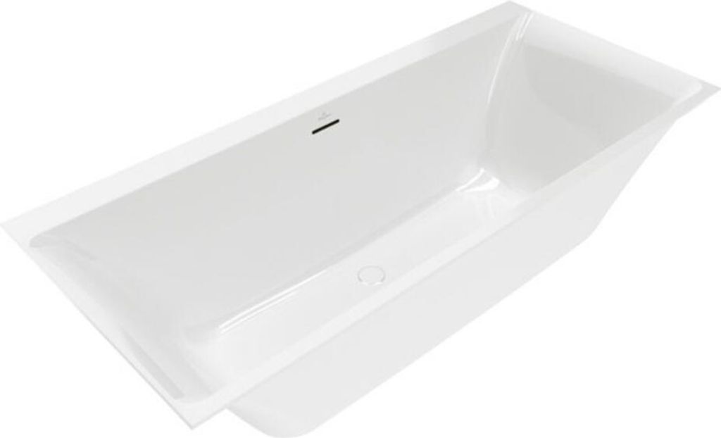 Villeroy & Boch Subway 3.0 rechteckige Badewanne, inklusive Wannenfußgestell, 1800x800x480mm, UBQ180SBW2DV-01