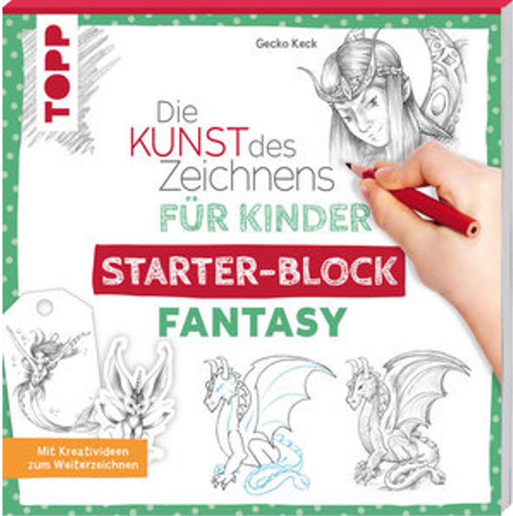 Die Kunst des Zeichnens für Kinder Starter-Block - Fantasy Produktbild 