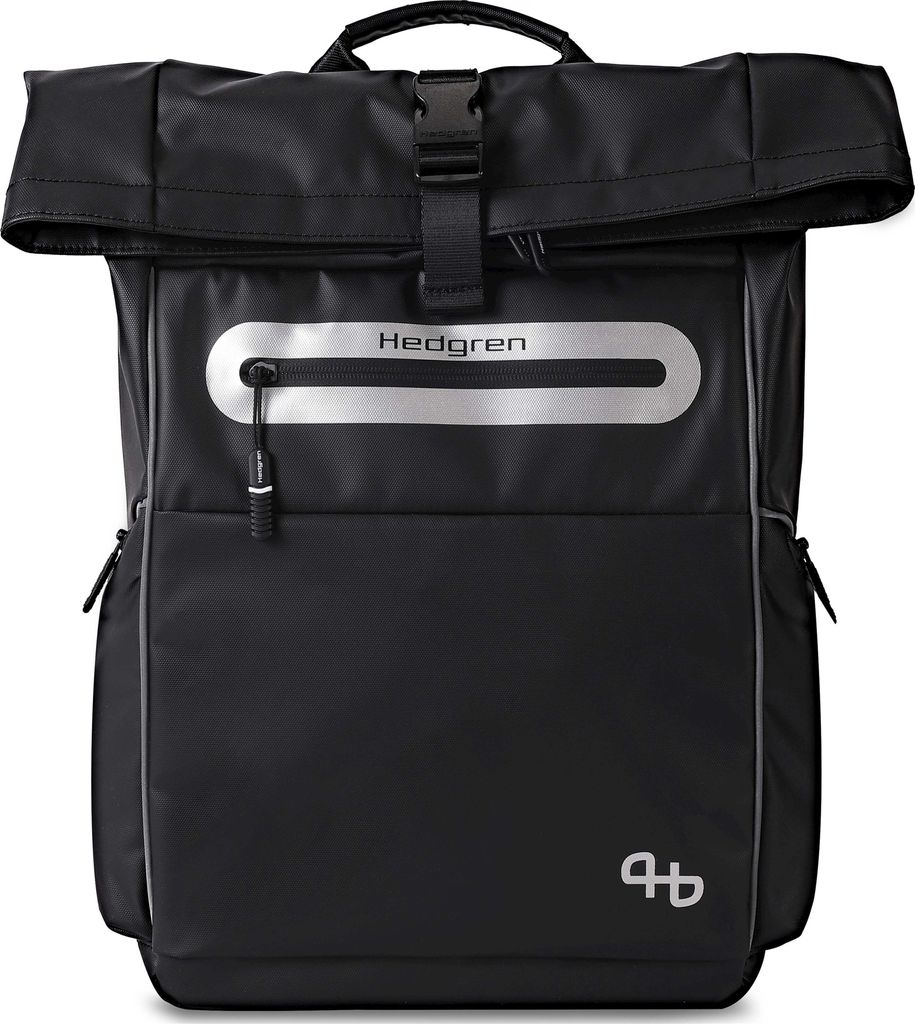 Hedgren Pendlerbike -Ketten -Rucksack 18,2 l Schwarz