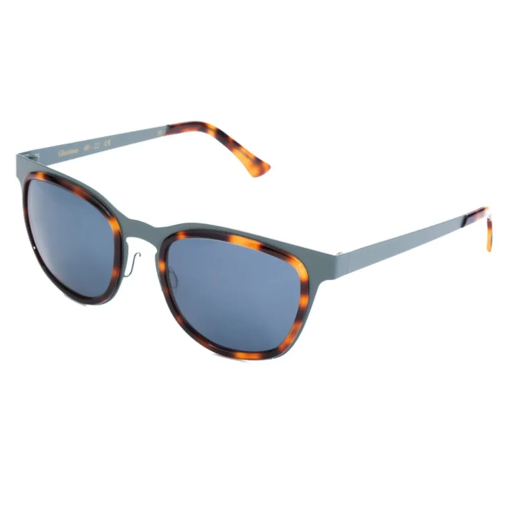 Lunettes de soleil bleues unies LGR Glorioso pour homme et femme 49mm