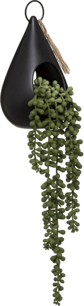 Künstliche hängepflanze "tropiques" topf tropfen h50cm  - Produktbild 