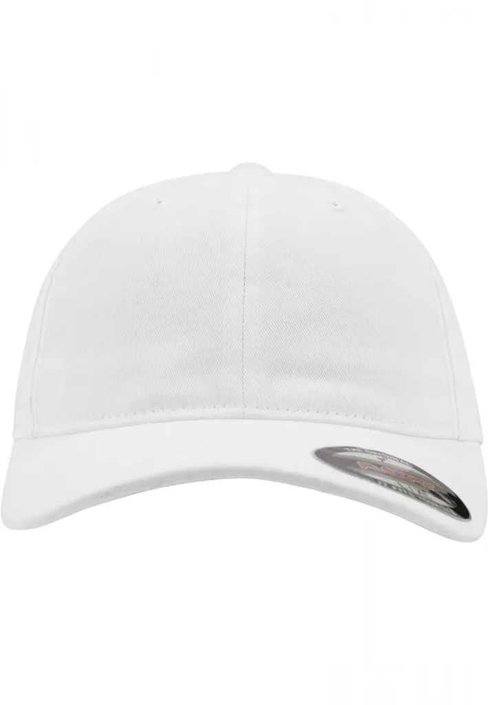 Cappello Cotone Lavato Flexfit 6997 Bianco S/M | Protezione e Stile