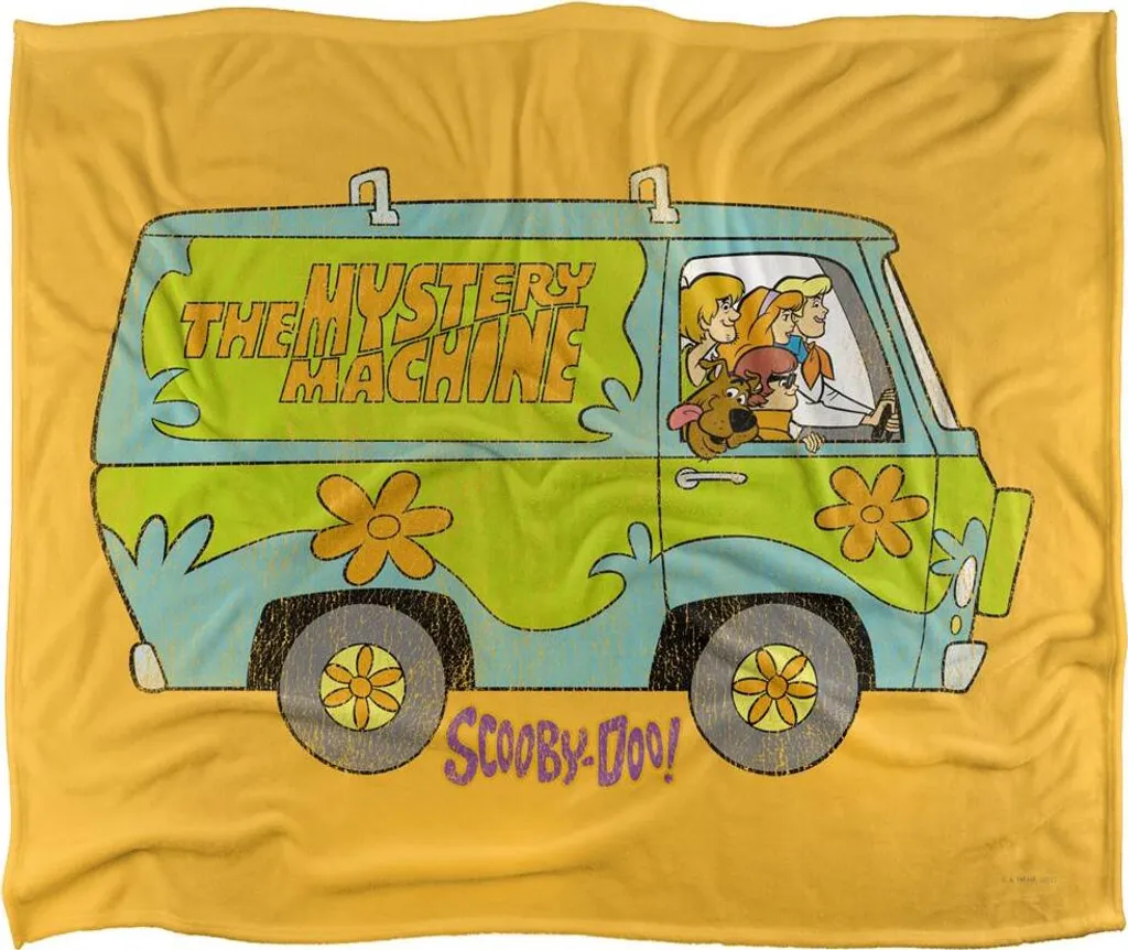 Couverture Scooby Doo Mystery Machine TV18595 Anti-Froid et Douceur Lit