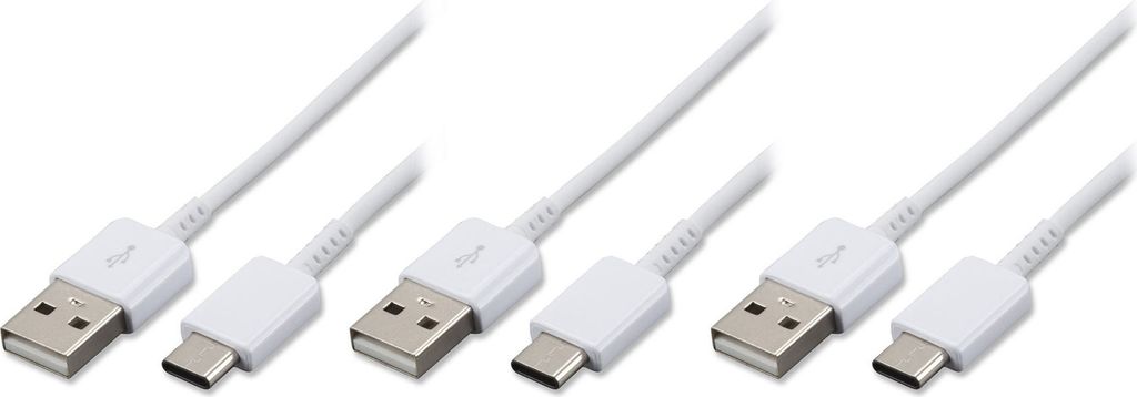 3x Schnell-Ladekabel USB-C 1.2m weiß für Xiaomi Redmi Note 13 12S 12 11S 11 10S 10 9S 9 Pro + 5G USB A zu USB Typ C