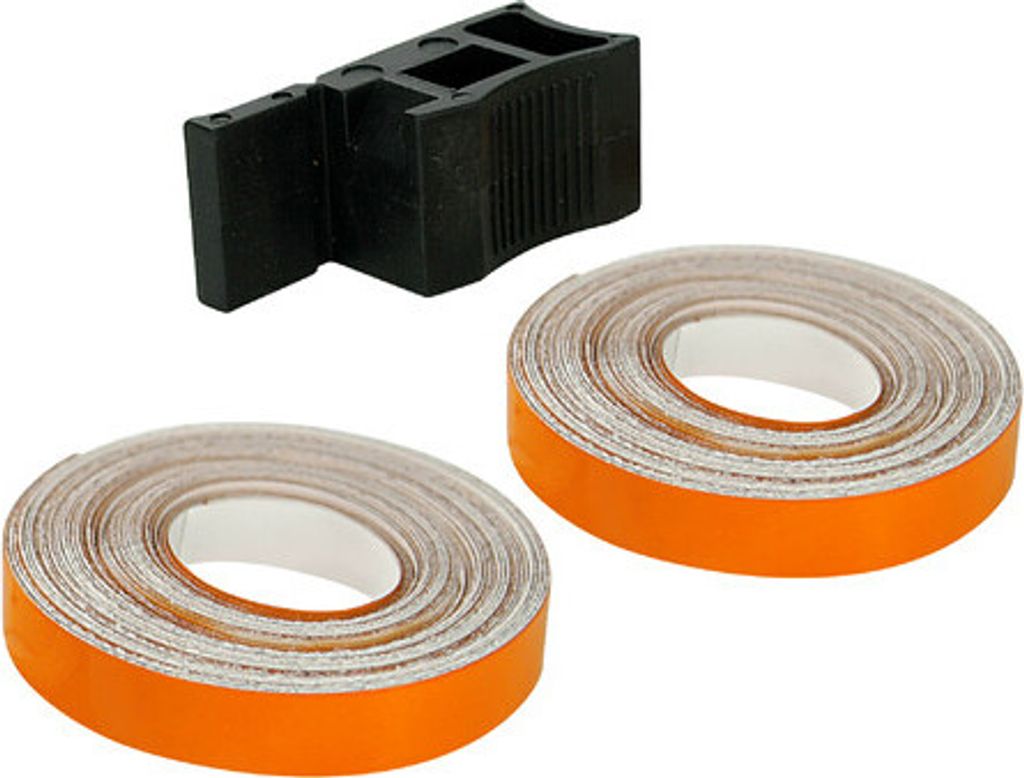 Lampa Radstreifenrennen Orange Felgenaufkleber Profil
