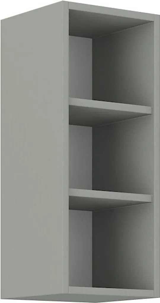 Armadietto superiore aperto ULLERIKE grigio 30cm | Pensile a giorno