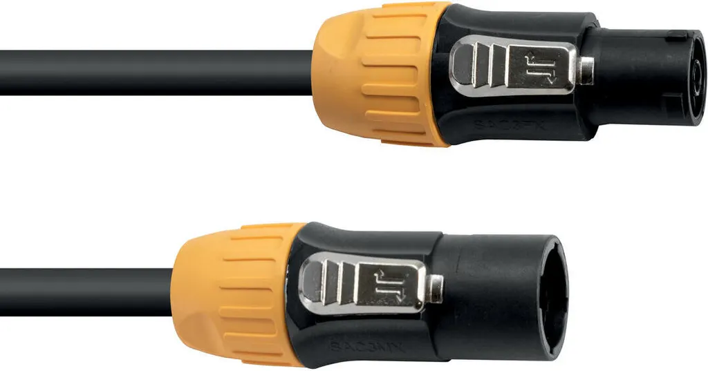 Câble XLR 5m Eurolite Anti-Interférence IP T-Con Noir/Orange 30247758
