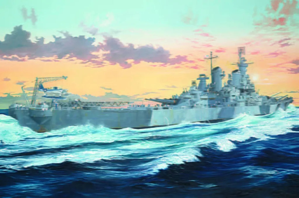 USS Iowa BB-61 Maquette de Cuirassé 1:350 - Kit de Modélisme Naval