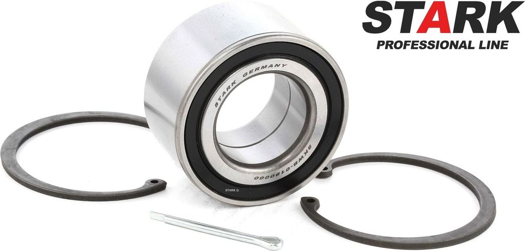 STARK Radlagersatz Hinten Vorne für OPEL Astra G CC (T98) Schrägkugellager 74,0mm SKWB-0180060