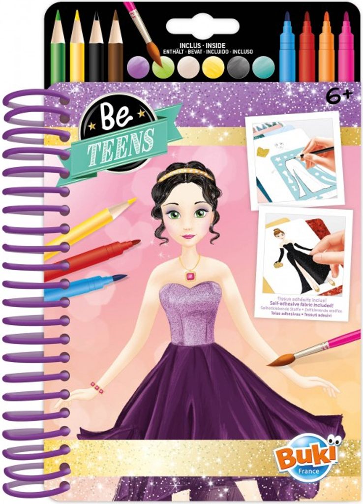 Modedesigner-Set fr Kinder Abendkleider zeichnen