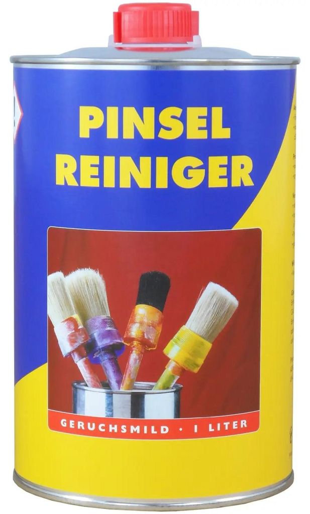 Pinselreiniger reinigt effektiv verschmutzte harte Pinsel und Farbroller 1 l
