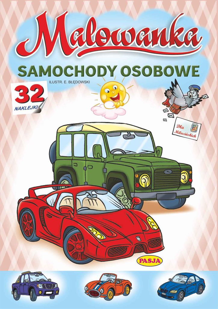 Samochody Osobowe Kolorowanka dla Dzieci