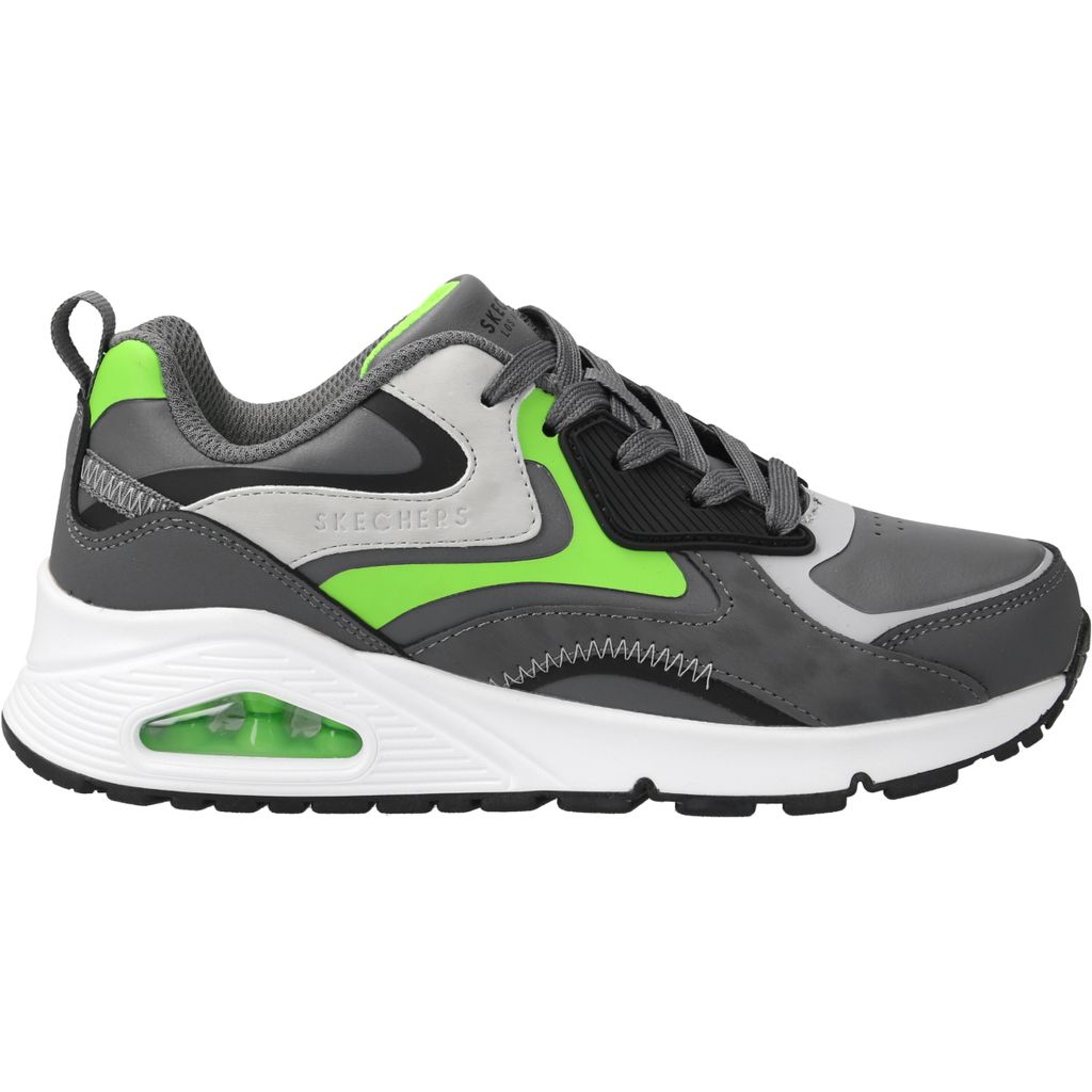 Skechers Sneaker UNO GEN1, Glattleder, Grau, Kinder