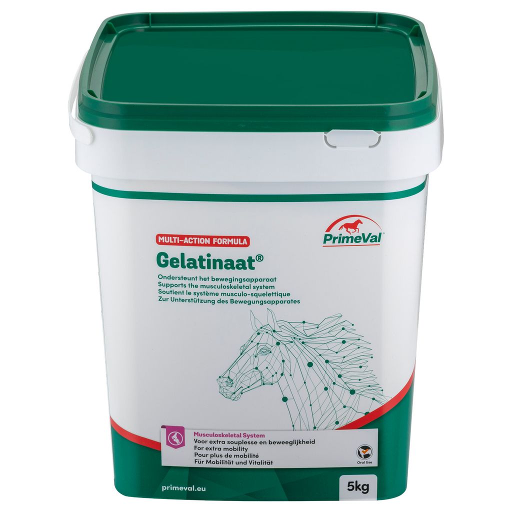 PrimeVal Gelatinaat für Pferde - fördert die Muskelkondition und den Erhalt kräftiger Knochen - 5 kg