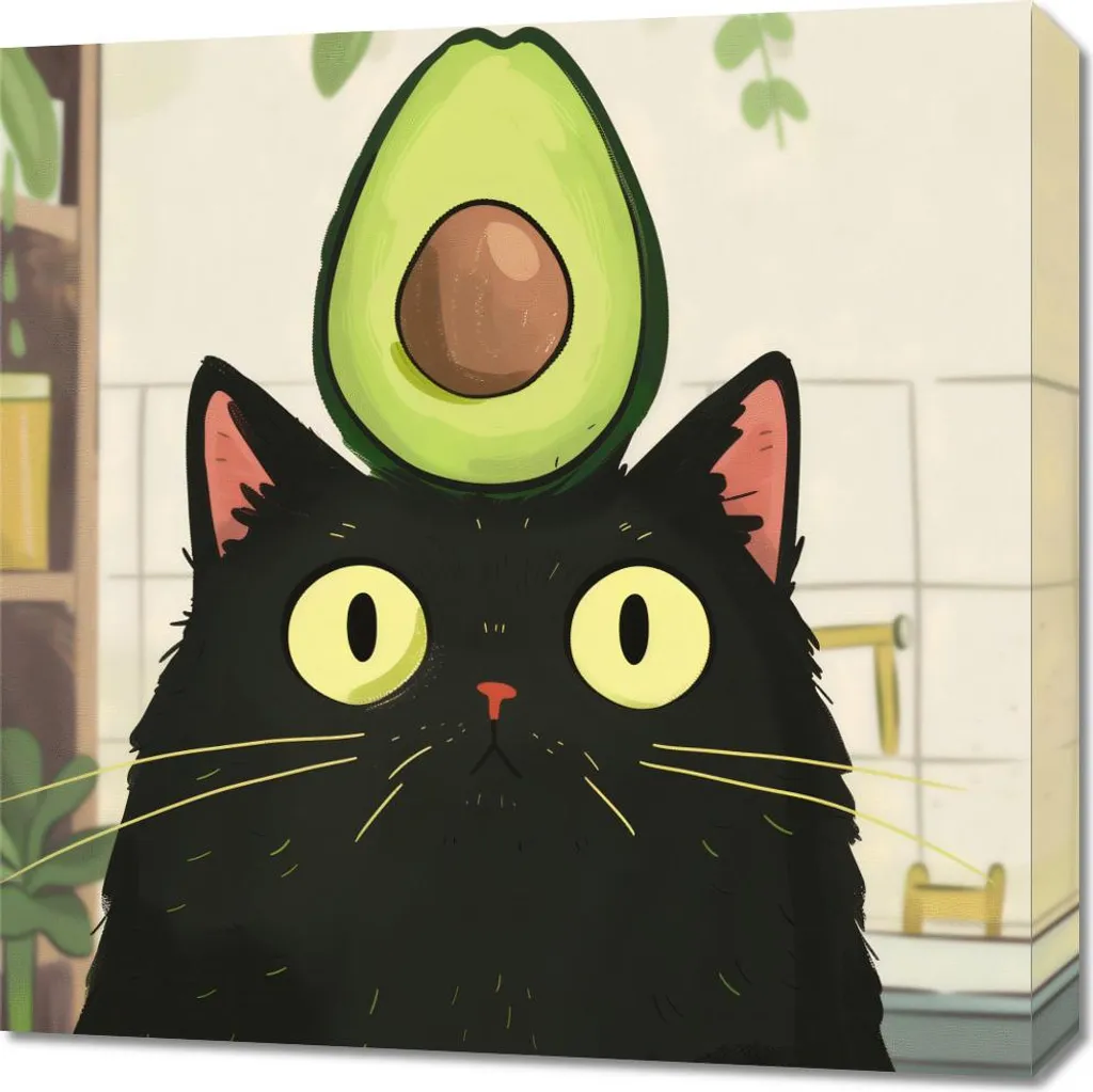 Recensione Quadro Avocado sulla testa 60x60 - Analisi Qualità Tela