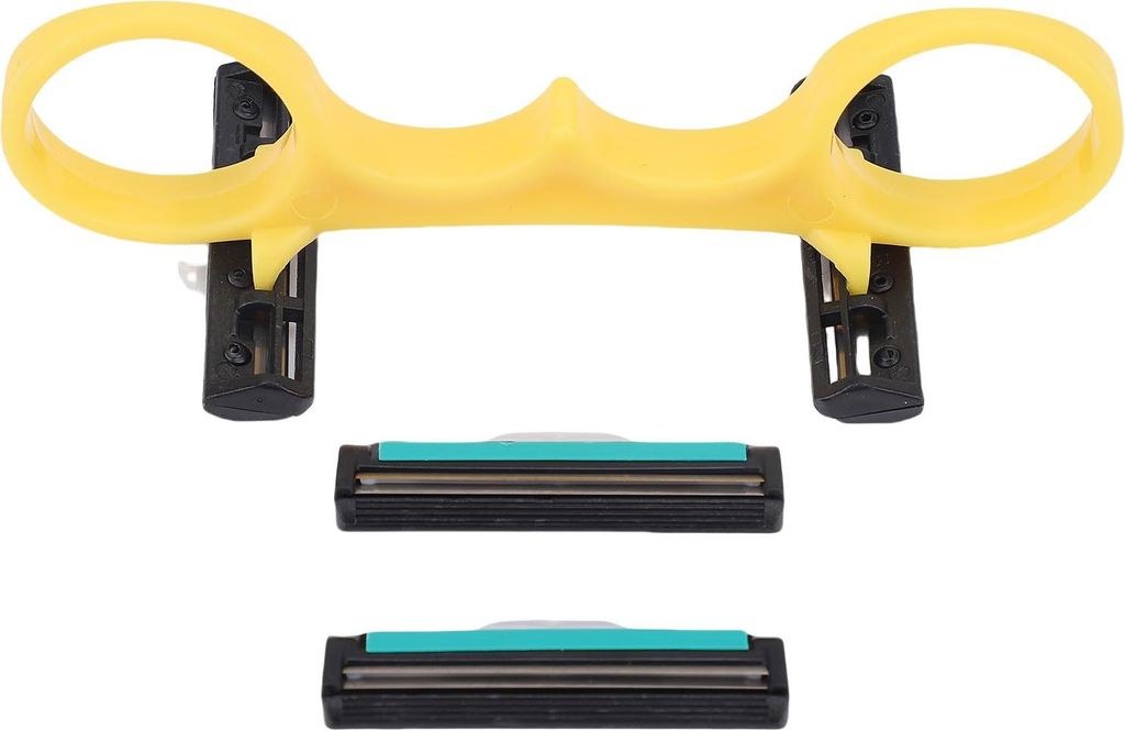 Doppelkopf-Schnellhaarschneidemaschine für kahle Haare, manuelle Entfernung, Trimmer-Pflegeset für Männer