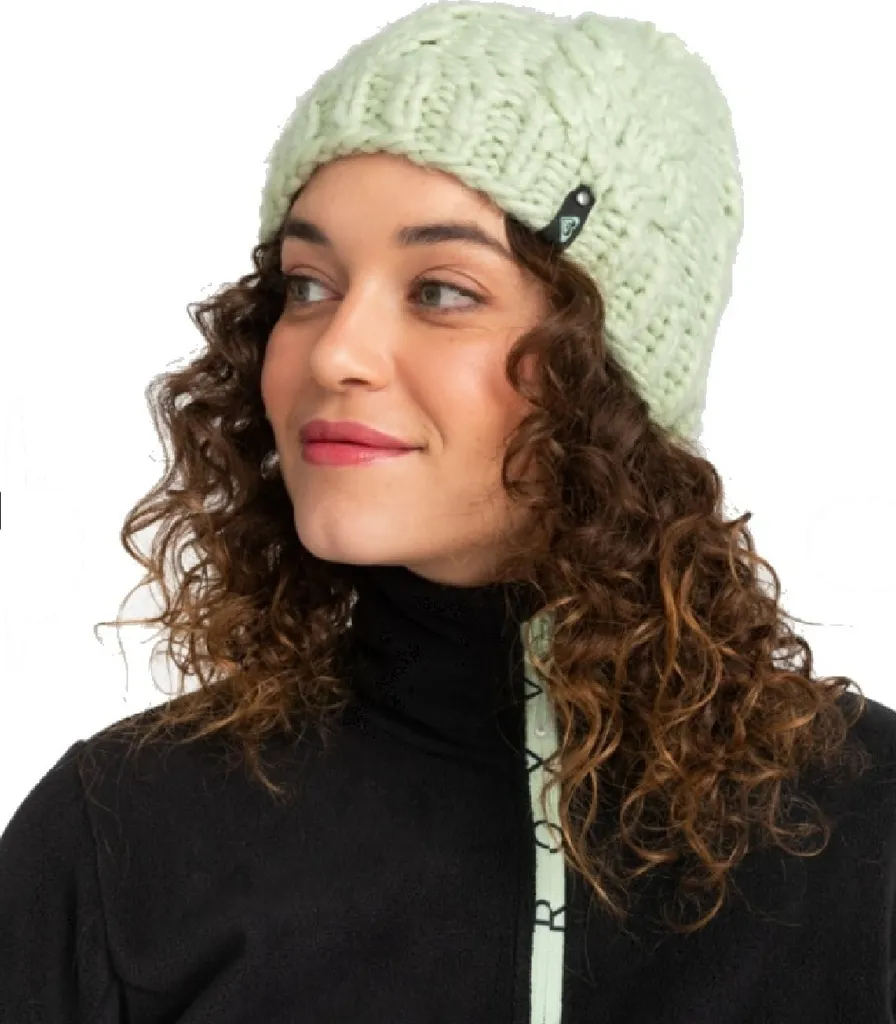 Roxy - Freja Beanie, Cappello Invernale Donna, Berretto Con Risvolto E Scritta Roxy, Caldo E Morbido, Unisex - 2