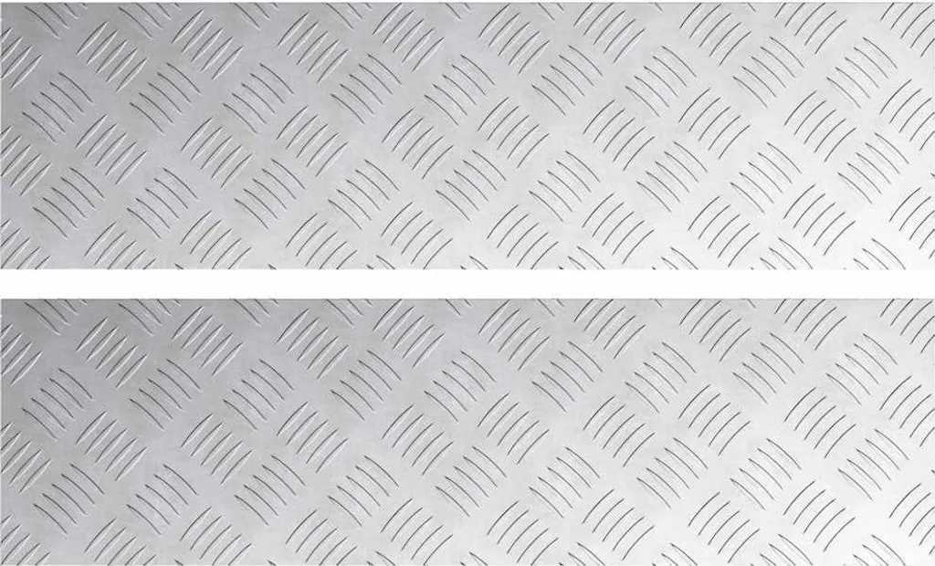 vidaXL Gradino rettangolare 2 pezzi Argento 70 x 20 cm Alluminio