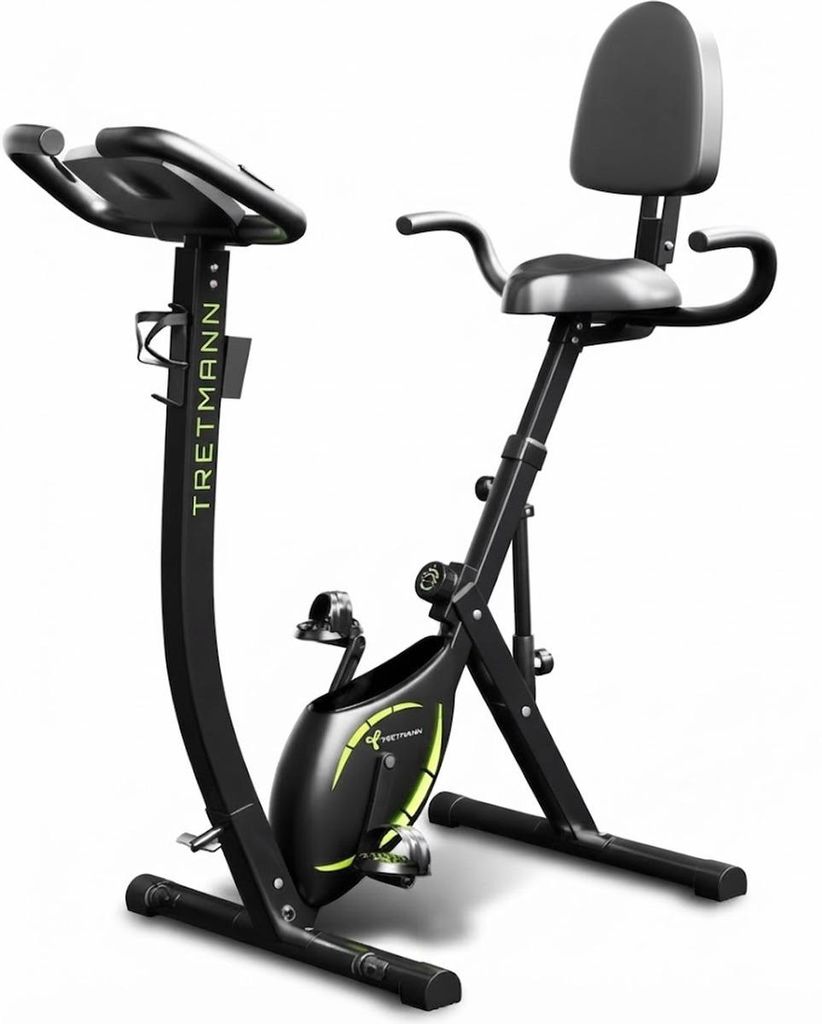 Tretmann Ride 3in1 Heimtrainer Klappbar Ergometer Fahrrad Produktbild 