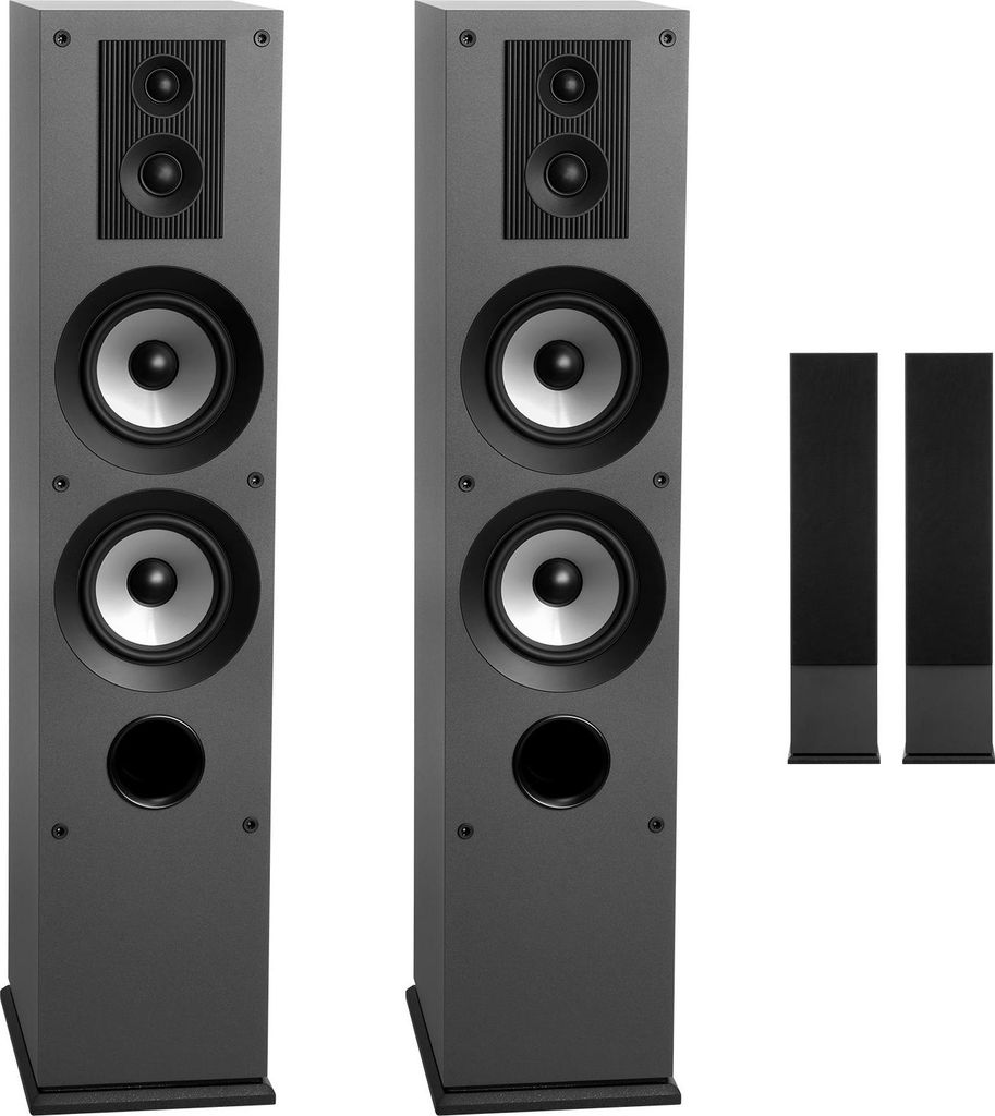 SucceBuy Standlautsprecher Paar, 3-Wege-System mit 1,91 cm Produktbild 