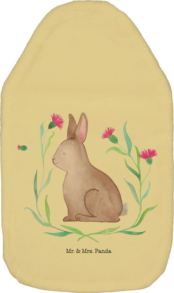 Mr. & Mrs. Panda Bettflasche Hase Sitzen - Gelb Pastell - Produktbild 