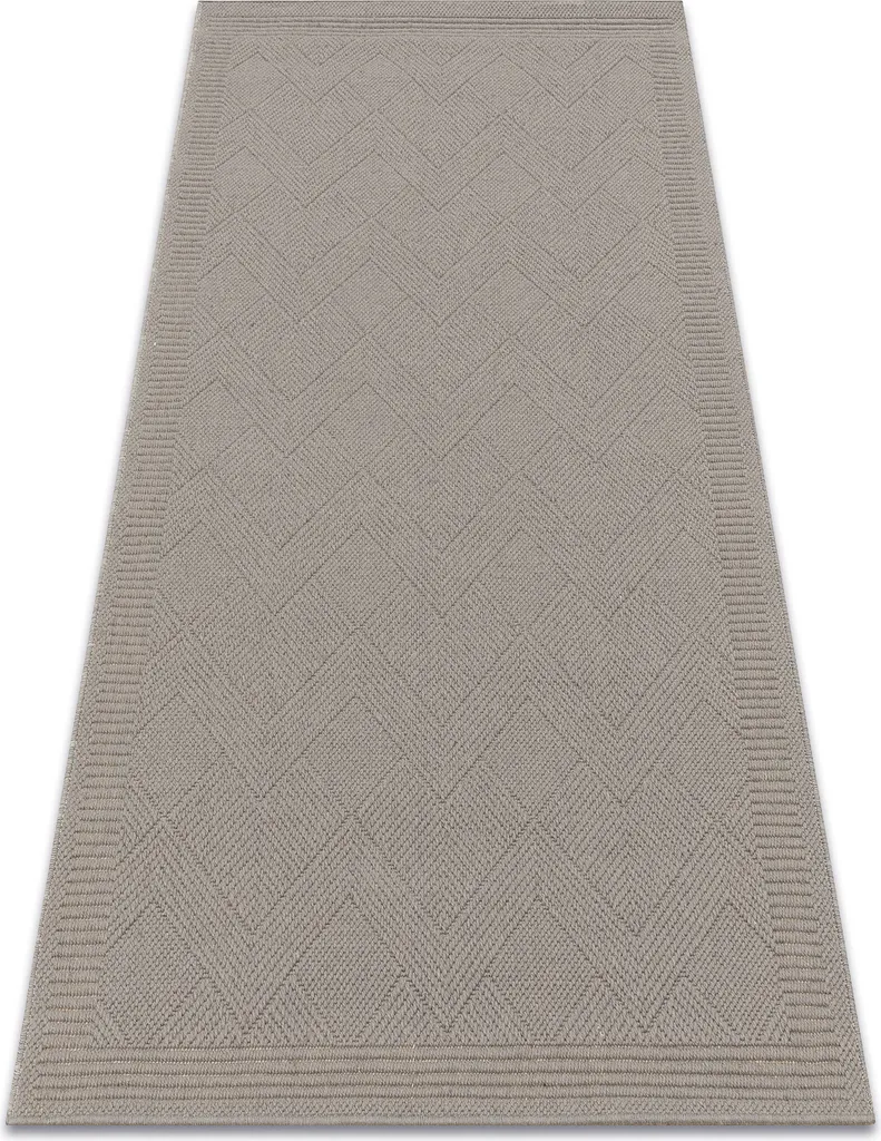 Tapis en laine VILLA 7636/68400 Zigzag SIZAL beige foncé 160x230 cm