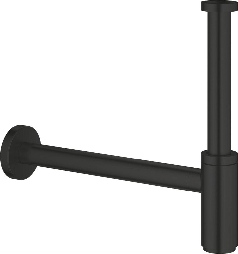Grohe Siphons - Design-Siphon, schwarz matt Produktbild 